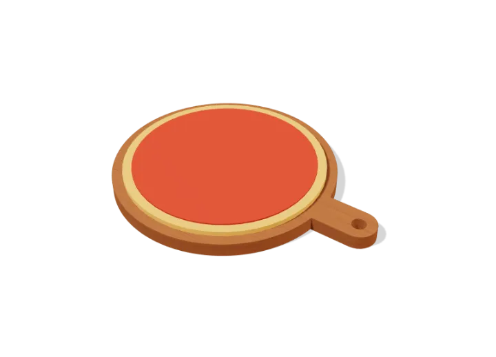 Tábua de Pizza Redonda