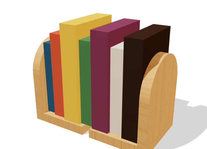 Par de Aparadores de Livros